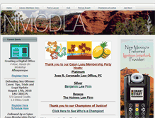 Tablet Screenshot of nmcdla.org